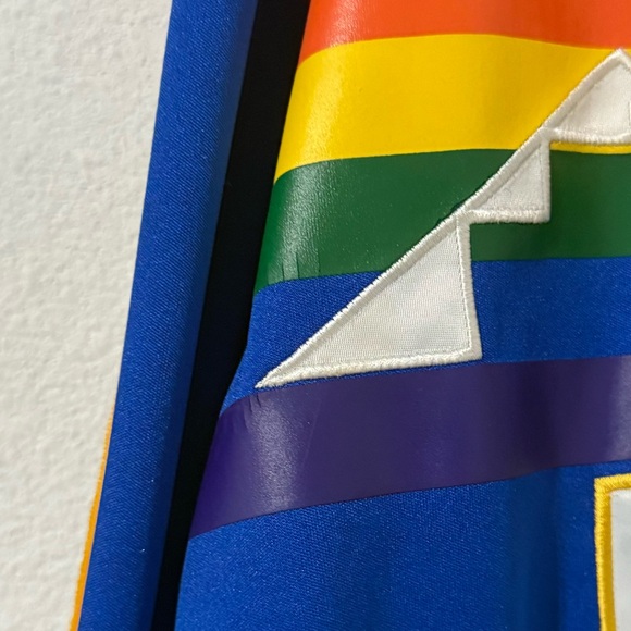 DENVER NUGGETS Jacket Adult M ALEX ENGLISH ADIDAS NBA Legendary #2 Basketball - Picture 9 of 9